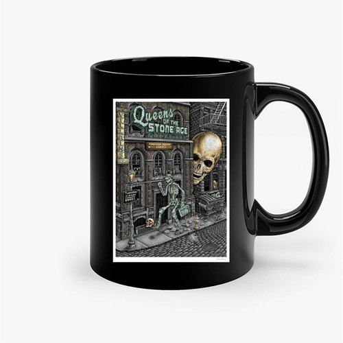 2017 Queen Of The Stone Age Nyc Street Walker Msg Limited Edition Concert Ceramic Mugs