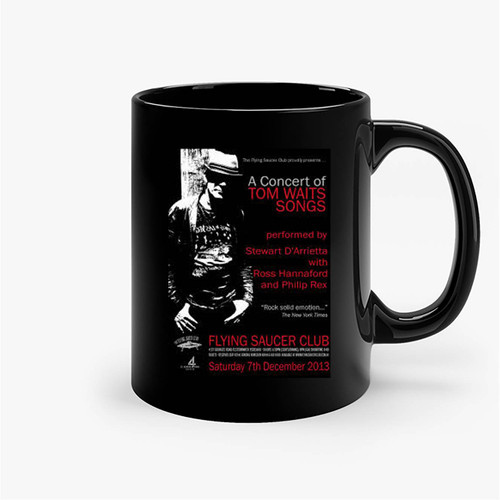 A Concert Of Tom Waits Songs Ceramic Mugs