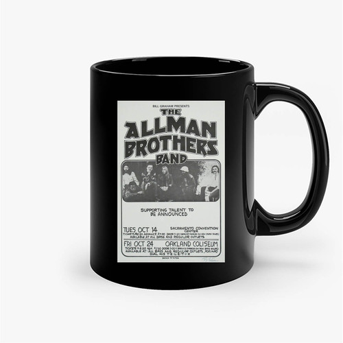 Allman Brothers Band Rock Concert Ceramic Mugs