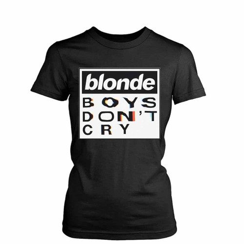 Blonde Boys Dont Cry Tour Chest Women's T-Shirt Tee