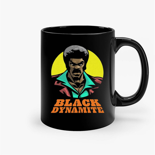 Black Dynamite I Am Smilling Ceramic Mugs