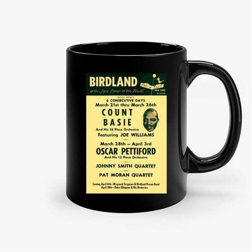 Count Basie Vintage Concert Ceramic Mugs