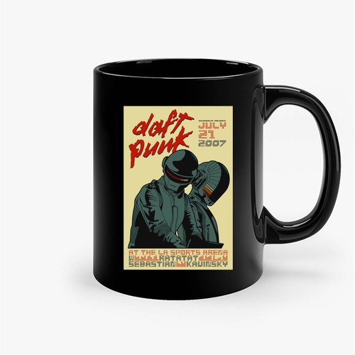 Daft Punk Live In Concert 2007 Music Concert Ceramic Mugs