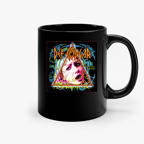 Def Cougar Dementia Ceramic Mugs