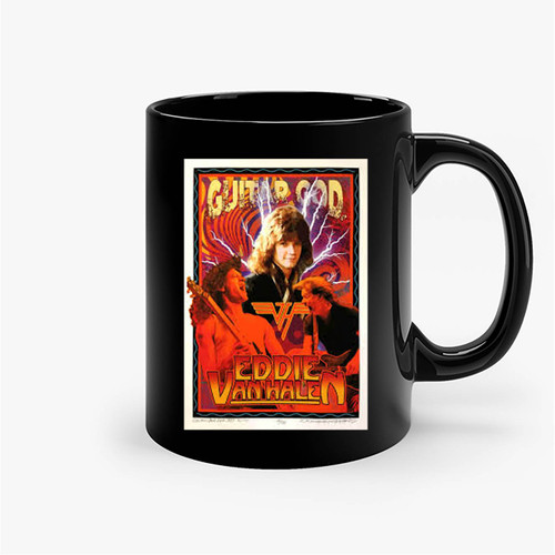 Eddie Van Halen Guitar God Tribute Ceramic Mugs