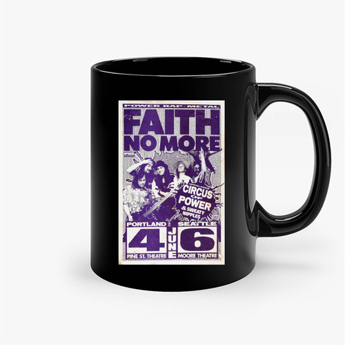 Faith No More Portland And Seattle Concert Ceramic Mugs