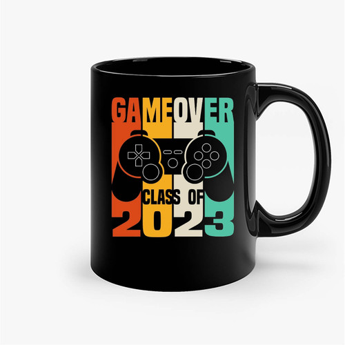 Game Over Class Of 2023 Grad Party Ceramic Mugs