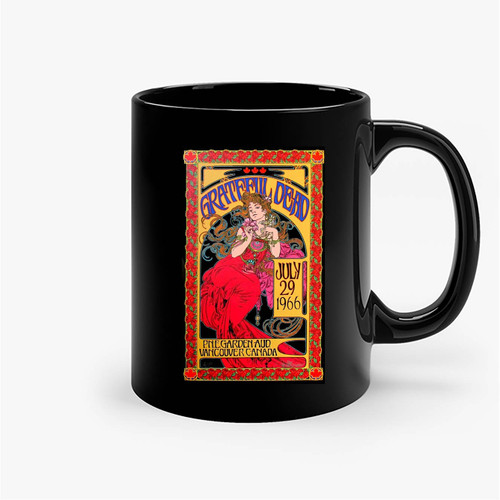 Grateful Dead 1966 Canada Tour Concert Ceramic Mugs