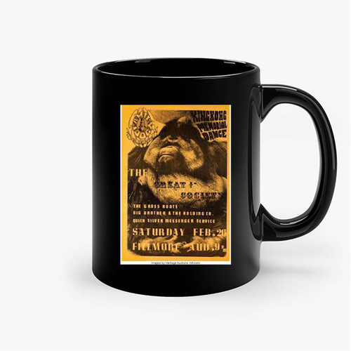Great Society Big Brother And The Holding Company Ceramic Mugs