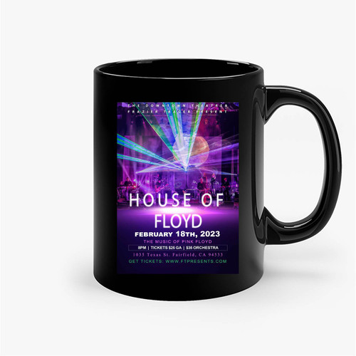 House Of Floyd Concert Laser Light Show Ceramic Mugs