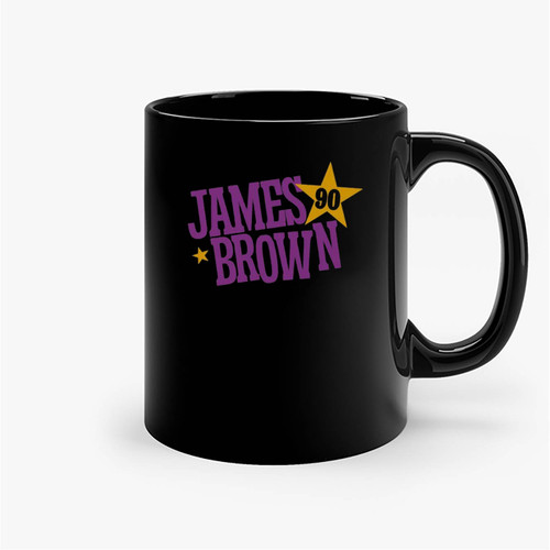 James Brown 90 Color Logo Ceramic Mugs
