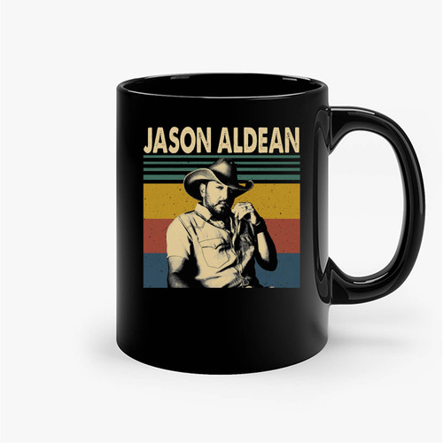 Jason Aldean Retro Vintage Ceramic Mugs