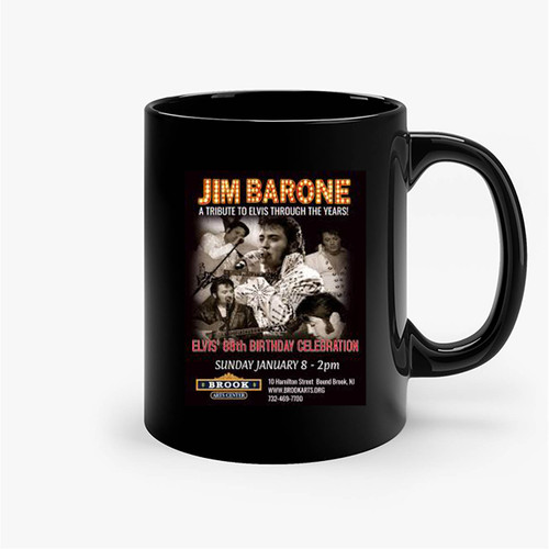 Jim Barone's Elvis Through The Years Ceramic Mugs