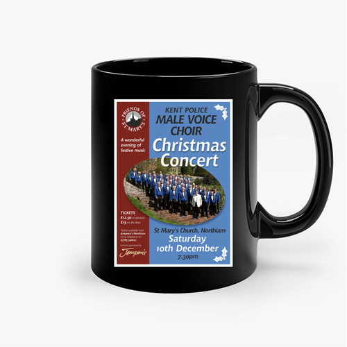 Kent Police Male Voice Choir Christmas Concert Ceramic Mugs