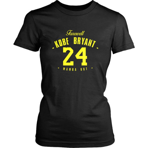 Farewell Black Mamba 24 Kobe Bryant Trikot Legend Mamba Out Lakers Women's T-Shirt Tee