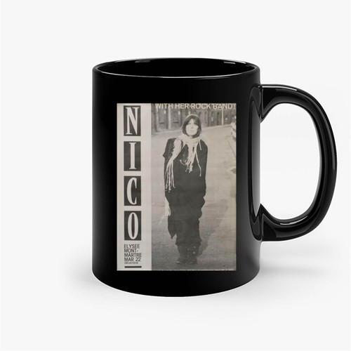 Nico Elysee Montmartre Live France Promo Concert Ceramic Mugs