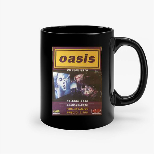 Oasis Original Concert Tour Gig Ceramic Mugs