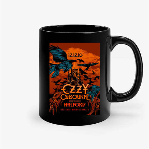 Ozzy Osbourne With Rob Halford Ceramic Mugs