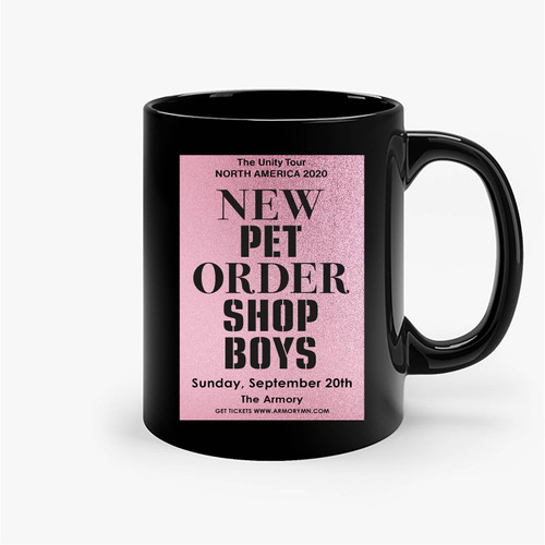 Pet Shop Boys New Order Pink Ceramic Mugs