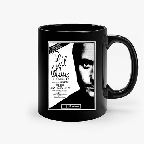 Phil Collins's 1994 Concert And Our History Ceramic Mugs