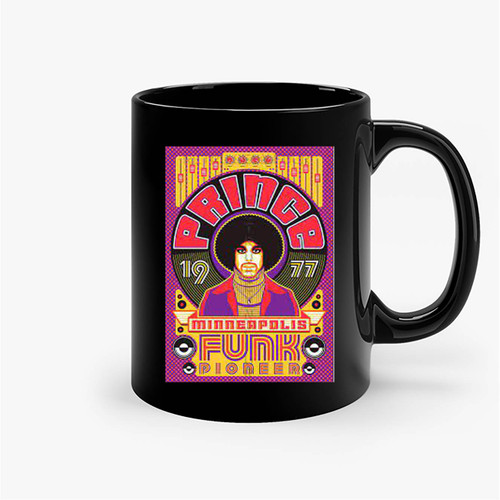 Prince Funk Pioneer Vintage Concert Ceramic Mugs