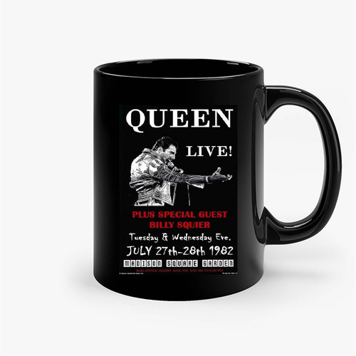 Queen Concert Featuring Freddie Mercury Ceramic Mugs