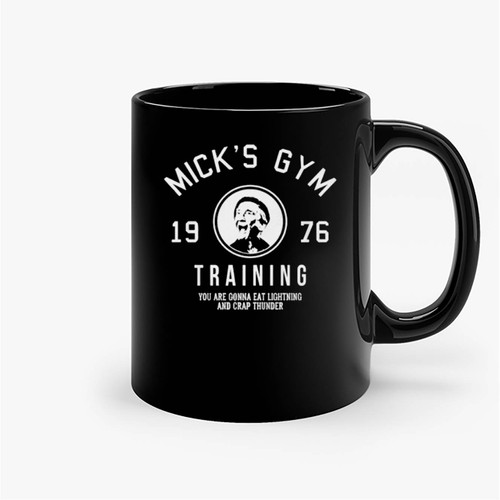Rocky Micks Training Gym 1976 Logo Ceramic Mugs