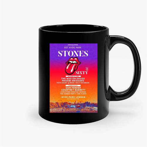 Rolling Stones Sixty Tour Hyde Park London 2022 Ceramic Mugs