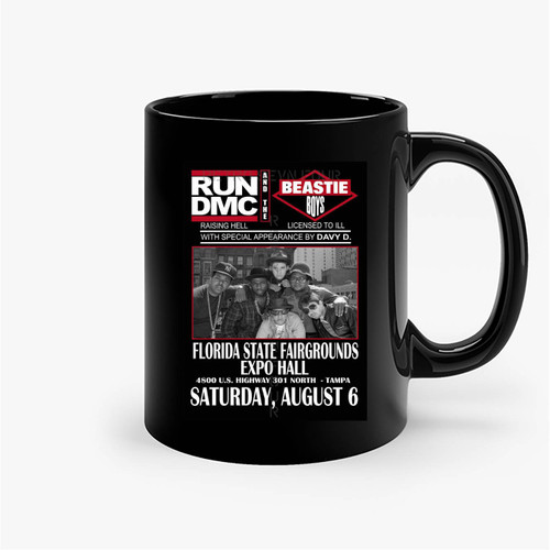 Run Dmc & Beastie Boys Expo Hall Vintage Concert Ceramic Mugs