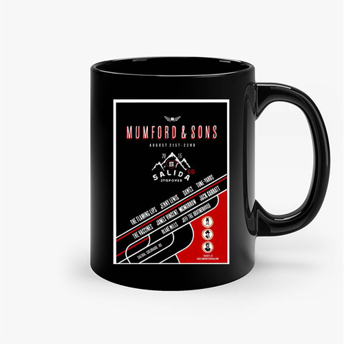 Scene Mumford And Sons Flaming Lips Salida 2015 Ceramic Mugs