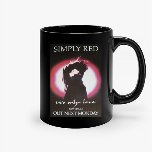 Simply Red It's Only Love U K Promo Ceramic Mugs