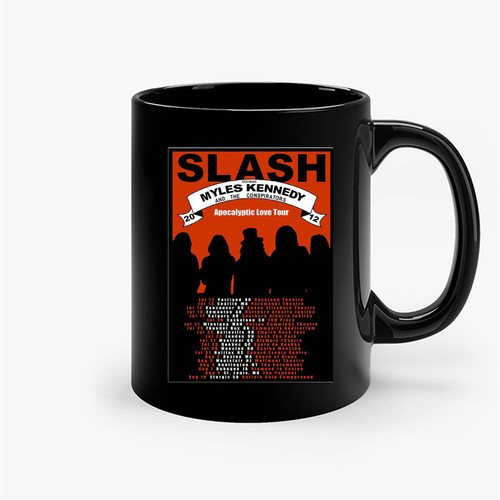 Slash With Myles Kennedy 2012 Concert Ceramic Mugs