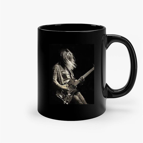 Sonic Youth Kim Gordon Live On Stage Photograph Ceramic Mugs