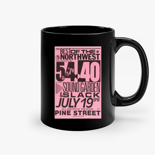 Soundgarden Pine Street Theatre Concert Ceramic Mugs