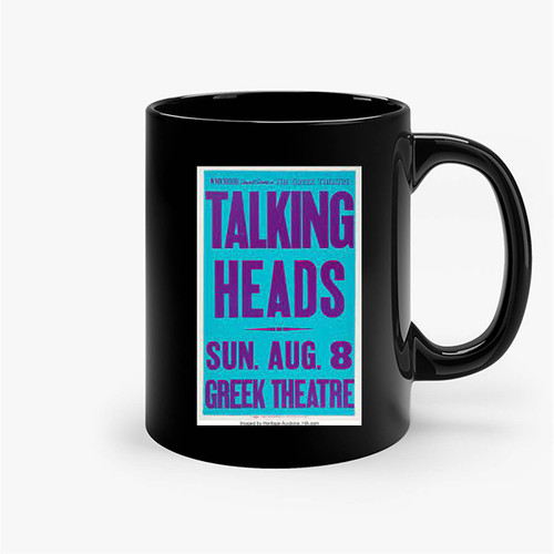 Talking Heads Greek Theatre Concert Ceramic Mugs