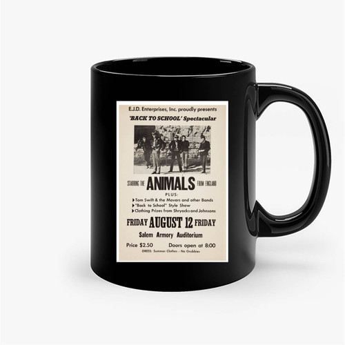 The Animals Concert Vintage Old On Metal Tin Sign Or Ceramic Mugs
