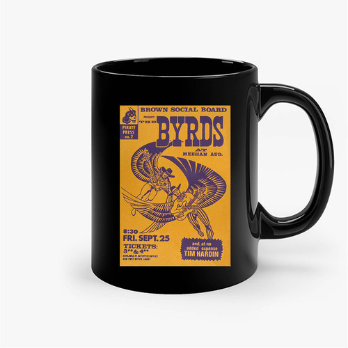 The Byrds 1970 Providence Ceramic Mugs