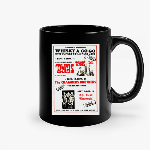 The Byrds At Whisky A Go Go Los Angeles California United States Ceramic Mugs