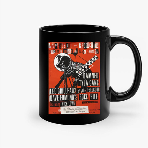 The Damned Original Punk Concert Ceramic Mugs