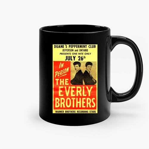 The Everly Brothers Concert Ceramic Mugs