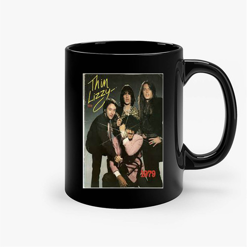 Thin Lizzy Autograph 1979 Tour Programme Ceramic Mugs