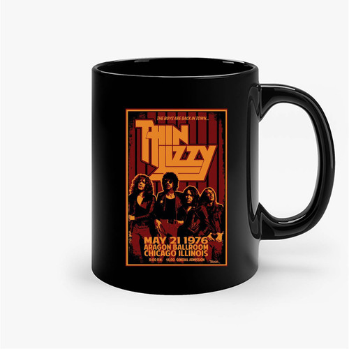 Thin Lizzy Concert Ceramic Mugs