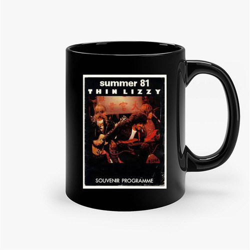 Thin Lizzy Summer 81 Tour 1981 24 Page Concert Ceramic Mugs