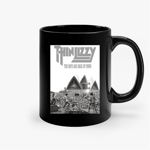 Thin Lizzy The Boys Are Back In Town In Bulk Ceramic Mugs