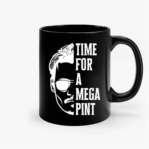 Time For A Mega Pint Johnny Depp Support Ceramic Mugs