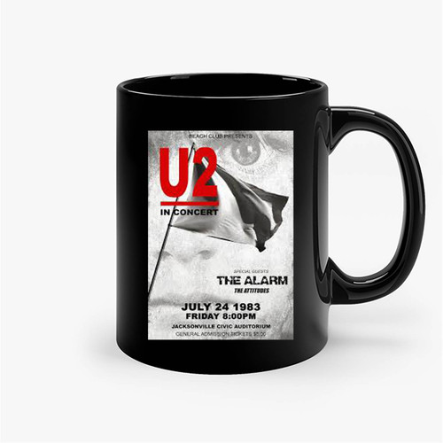U2 Concert 1983 Ceramic Mugs