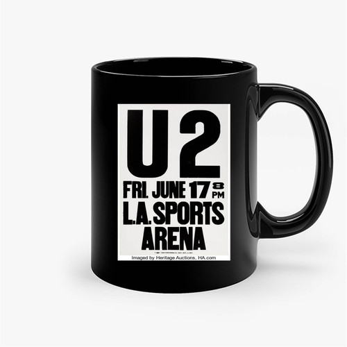 U2 L A Sports Arena Concert Ceramic Mugs