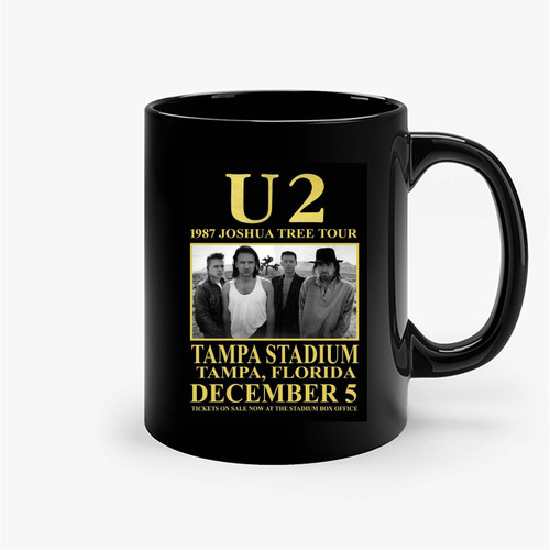 U2 Replica 1987 Concert Ceramic Mugs