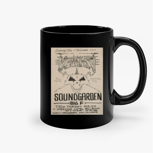 Voivod And Soundgarden Americana Hotel Ballroom 1990 Value 1 Ceramic Mugs