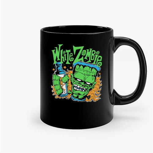 White Zombie Frank N Booze Ceramic Mugs